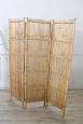 Vintage bamboo changing screen, 1980s