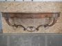 1940's Baroque style hanging console in walnut
