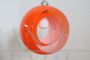 Orange Murano glass pendant light, Italian Space Age 1960s