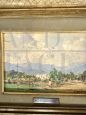 Pair of paintings signed Sarinè from the early 1900s with French landscapes                            