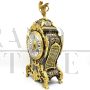 Cartel Boulle inlaid pendulum clock from the 1800s