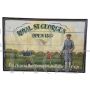 Vintage hand-decorated wooden golf course sign                 