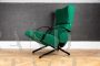 Osvaldo Borsani P40 model armchair in green fabric