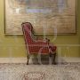 Louis XVI style armchair in country fabric