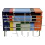 Design dresser in multicolored Murano glass, 1980s