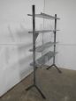 Industrial iron shelf unit from the 70s