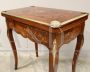 Antique Napoleon III inlaid desk, game table or dressing table
