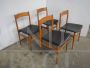 4 vintage chairs from the 70s by Passoni Udine