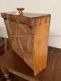 Pair of antique 19th century bedside tables in walnut with open part