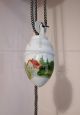 1930s up and down pendant light in painted ceramic