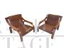 Pair of Woodline armchairs by Marco Zanuso