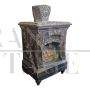 Late 19th - early 20th century majolica stove