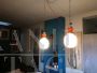 Pair of 70s mid-century chandeliers