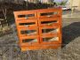 Antique cherry wood grocery shop drawer unit
