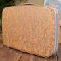 Samsonite Vintage Suitcase in Brocade Fabric