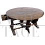 Antique drop-leaf table from Italy, early 17th century