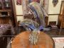 Sculpture with dolphins in Murano glass