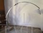 Vintage arched floor lamp with marble base