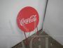 Coca-Cola round garden table from the 70s
