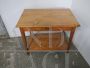 Small vintage table with shelf, Italy 1960s