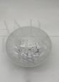 Table lamp, wall or ceiling light attr. Vistosi with white Murrine