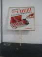 Vintage Mon Chéri Ferrero double-sided sign, 1970s      