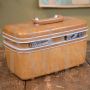 Vintage Samsonite Brown 1960s Beauty Case