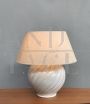 Vintage ceramic table lamp by Tommaso Barbi
