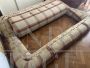 Amphibious sofa by Alessandro Becchi for Giovannetti in checked fabric
