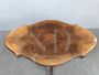 Antique oval biscuit coffee table from the 19th century