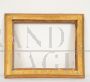 Antique Neapolitan frame in gilded and carved wood, early 19th century