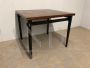 60s mid-century modern design extendable table in rosewood