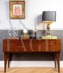 Vintage Italian design sideboard console with drawers