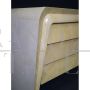Art Deco style natural parchment chest of drawers