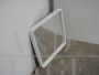 Vintage mirror with white plastic frame, 1970s