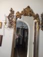 Baroque style mirror with console