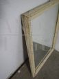 1950s mirror with lacquered fir frame