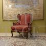 Louis XVI style armchair in country fabric