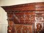 Large two-body sideboard richly carved in Renaissance style