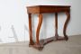 Antique Louis Philippe console from the mid-19th century in walnut                            