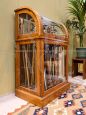 Vintage display case showcase for swords or sticks