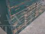 Industrial drawer unit from a printing house in green paint, 1950s