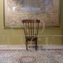 Vintage slatted rocking chair