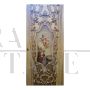 Large painted wardrobe in baroque style