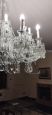 Crystal chandelier from the 80s with 24 light