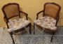 Poltroncine parigine in paglia di Vienna, anni '20