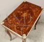 Antique Napoleon III inlaid desk, game table or dressing table