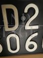 Padua Italian vintage car license plate