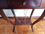 Antique Biedermeier coffee table with drawer from the mid-19th century