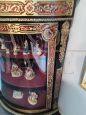 Antique Boulle inlaid corner cabinet, France 19th century